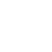 White Facebook logo inside a black square with rounded corners.