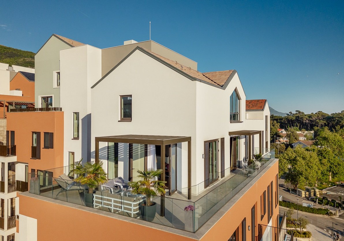 Luxury Duplex Penthouse | Porto Montenegro | Panoramic Boka Bay Views