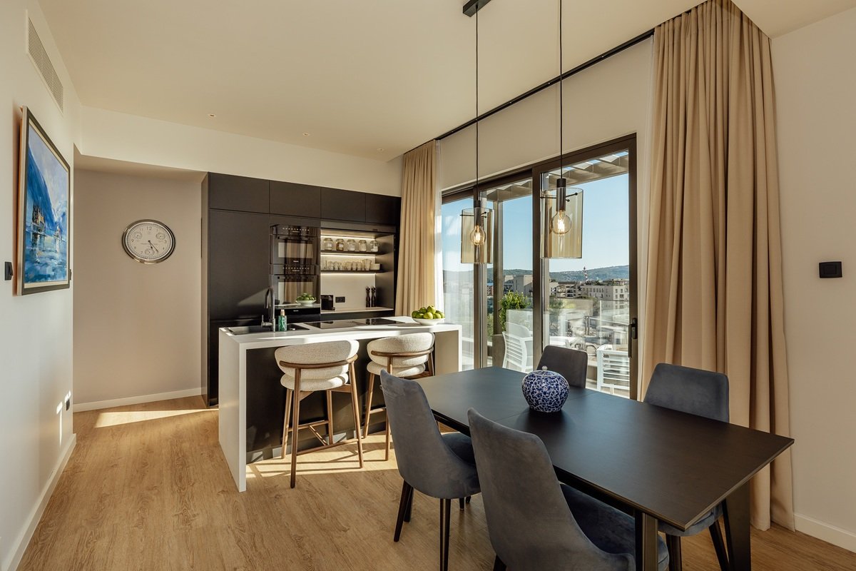 Luxury Duplex Penthouse | Porto Montenegro | Panoramic Boka Bay Views