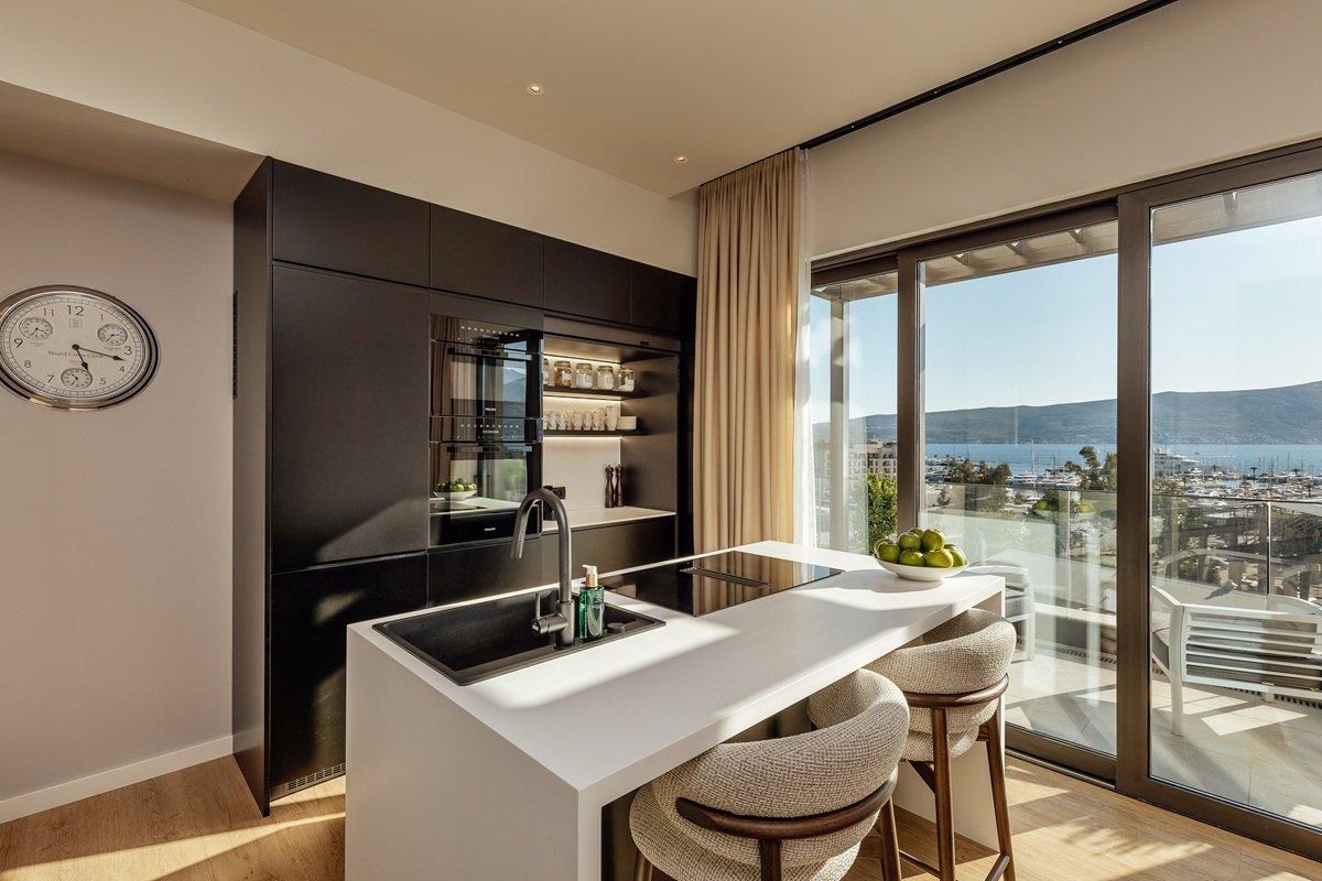 Luxury Duplex Penthouse | Porto Montenegro | Panoramic Boka Bay Views