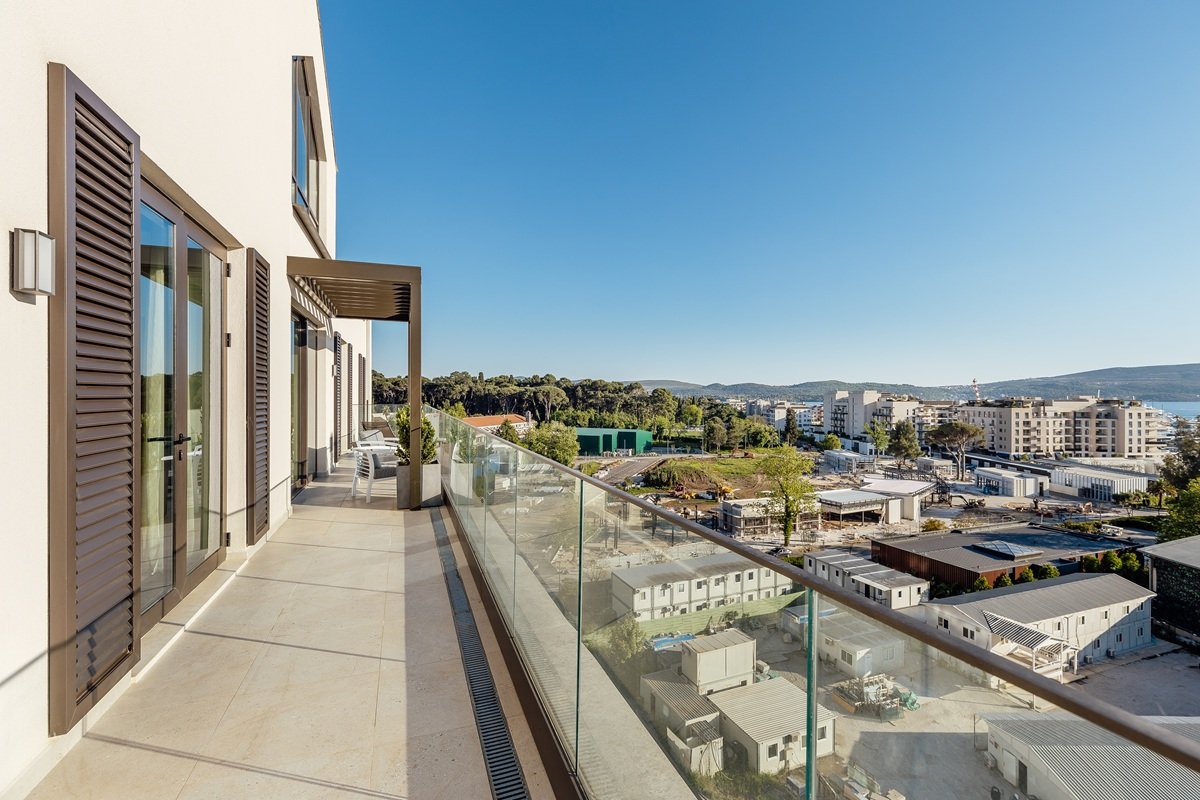 Luxury Duplex Penthouse | Porto Montenegro | Panoramic Boka Bay Views