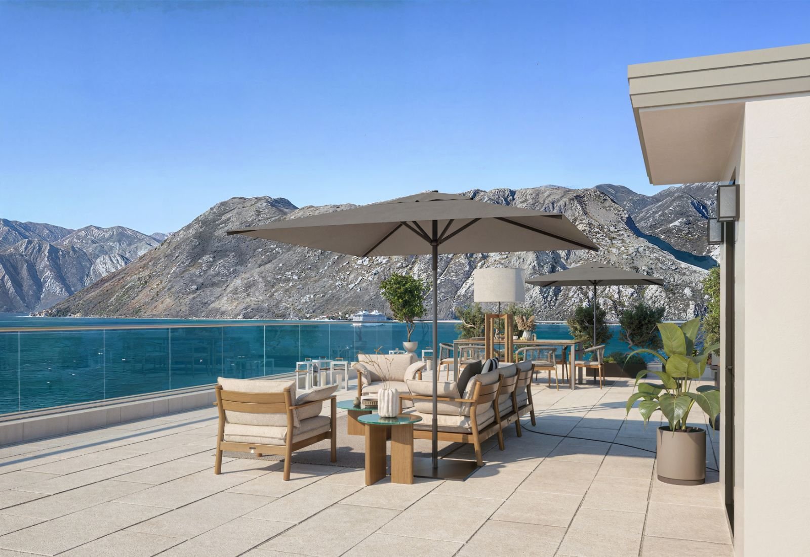 Luxury Penthouse | With Seaview of Boka Bay UNESCO