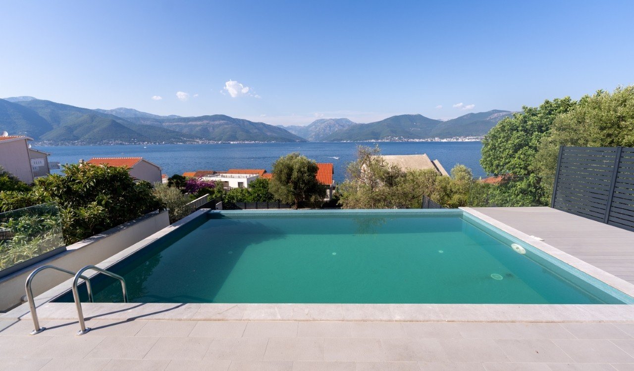 Luxury Contemporary Villa with Panoramic Boka Bay Views | Krašići, Luštica Peninsula