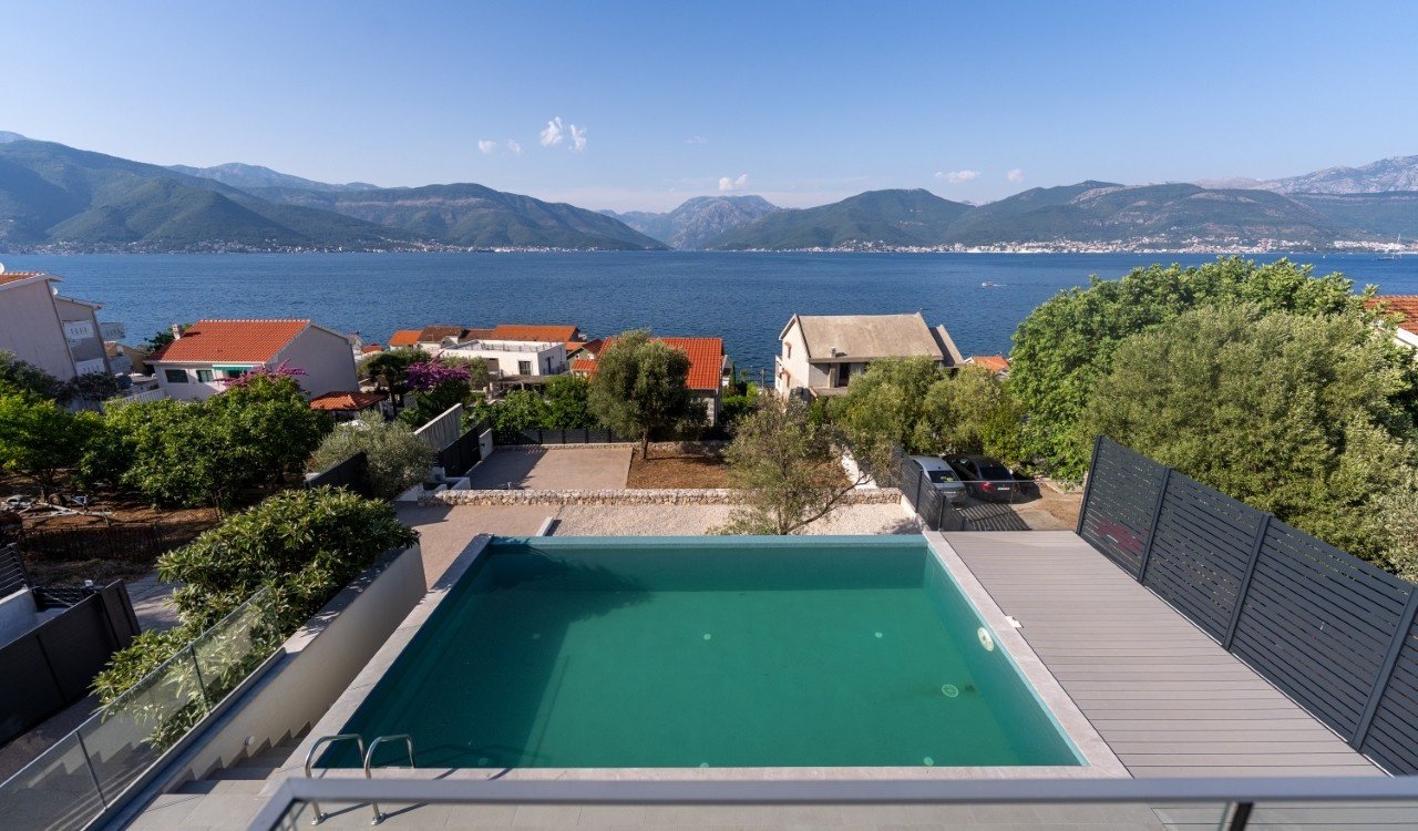 Luxury Contemporary Villa with Panoramic Boka Bay Views | Krašići, Luštica Peninsula