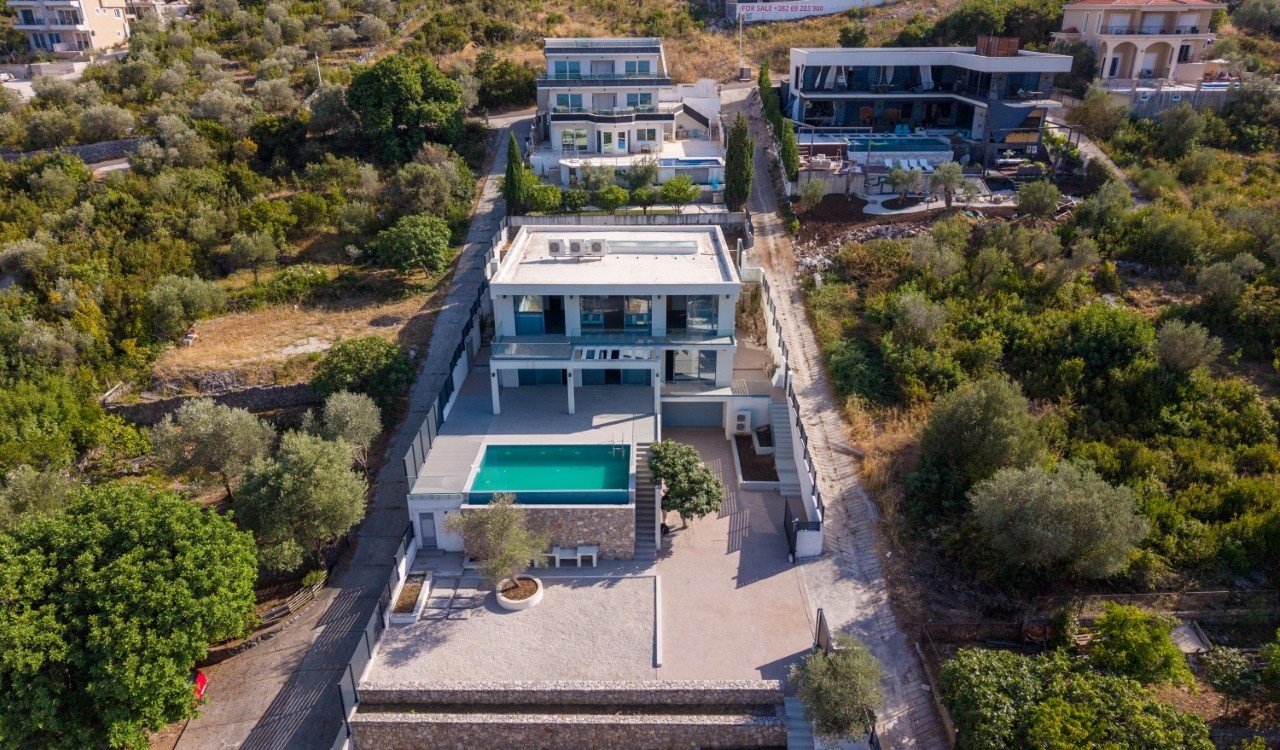 Luxury Contemporary Villa with Panoramic Boka Bay Views | Krašići, Luštica Peninsula
