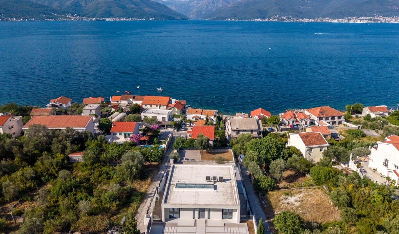 Luxury Contemporary Villa with Panoramic Boka Bay Views | Krašići, Luštica Peninsula