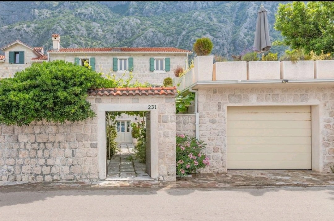 Historic Stone Waterfront House | Dobrota, Kotor