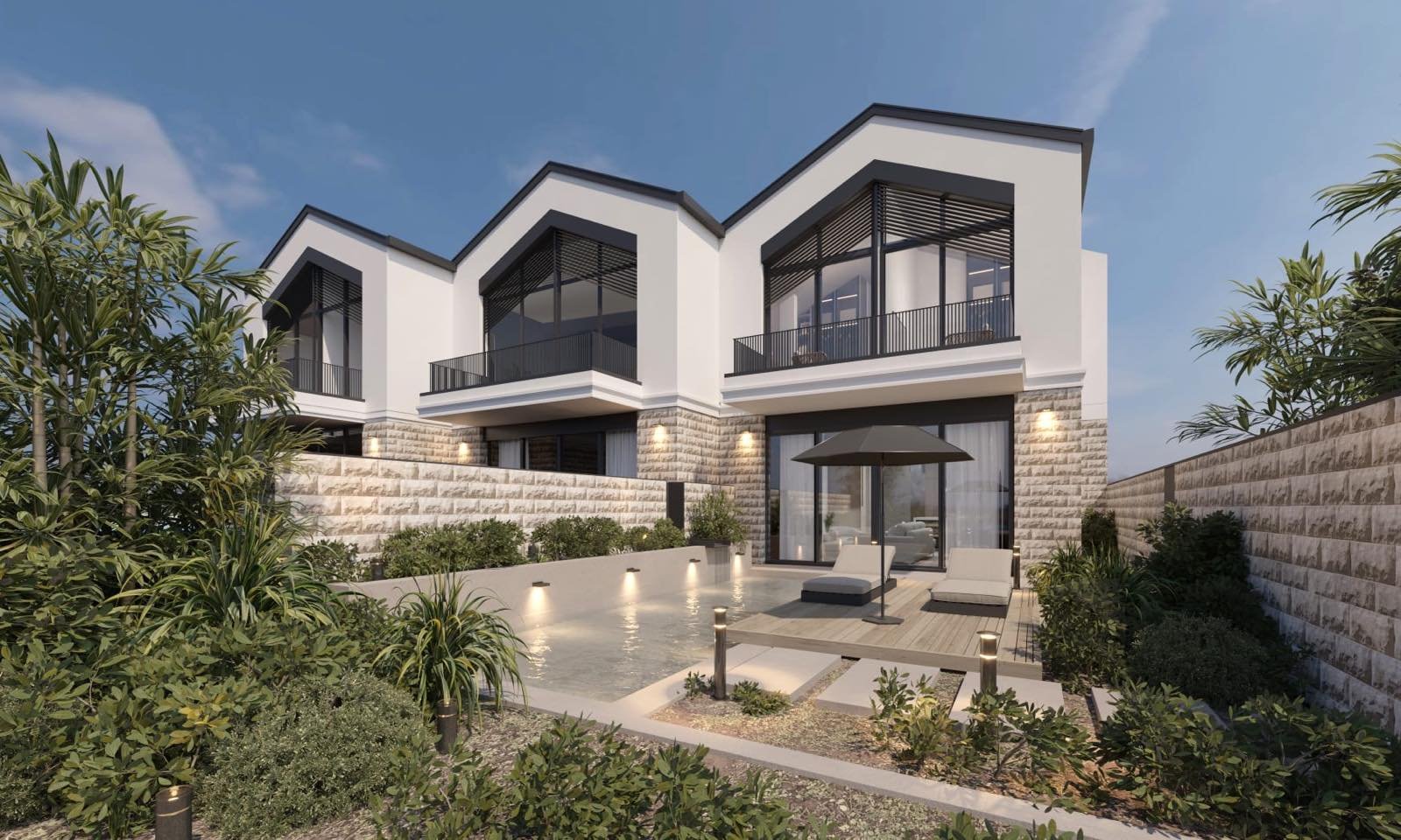 Contemporary Townhouses with Pool | Donja Lastva, Tivat