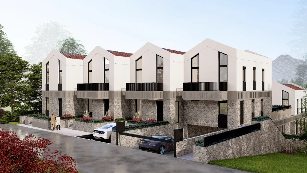 Contemporary Townhouses with Pool | Donja Lastva, Tivat