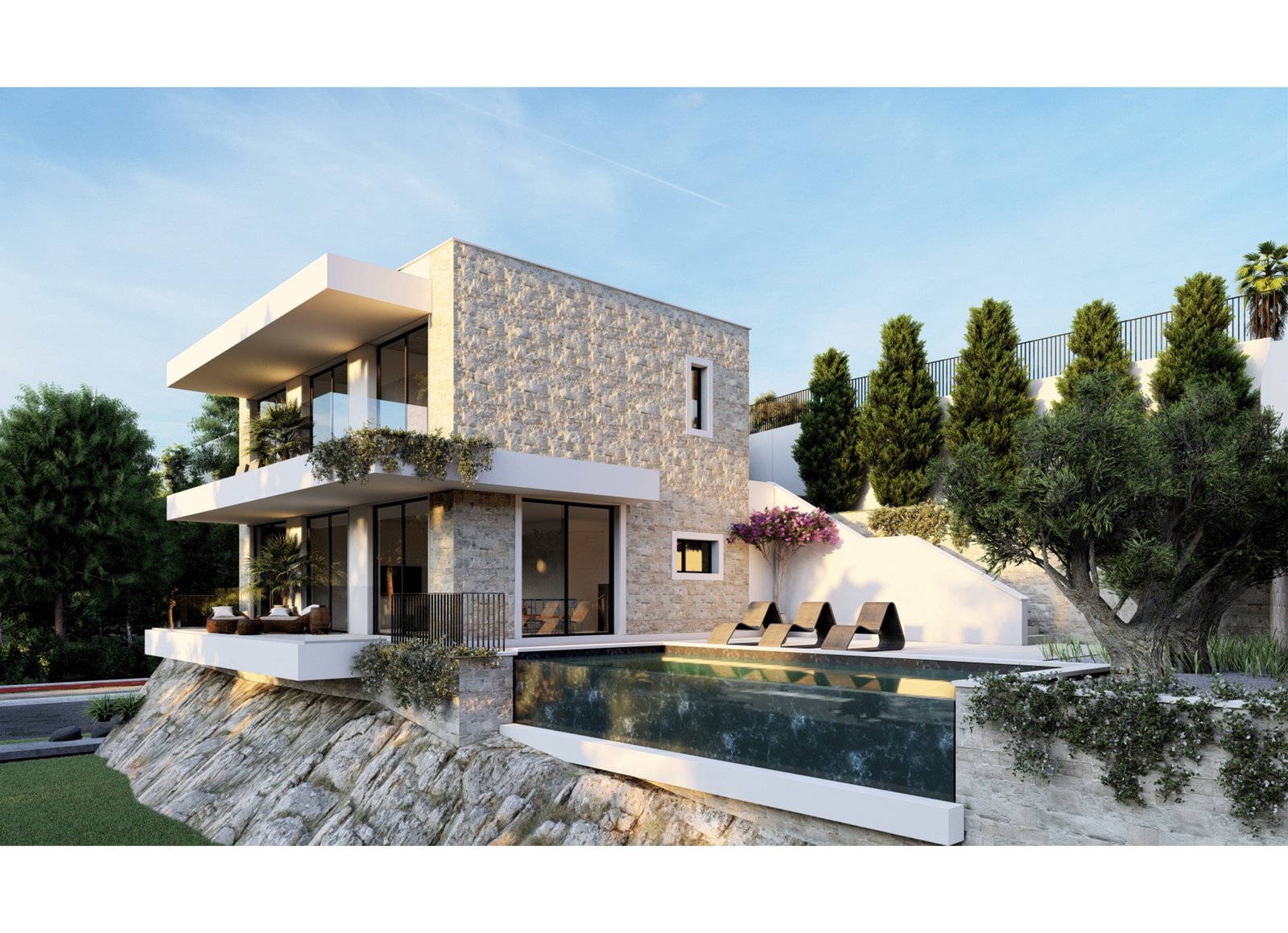 Villa Rock | Contemporary Panoramic Sea-View Villa