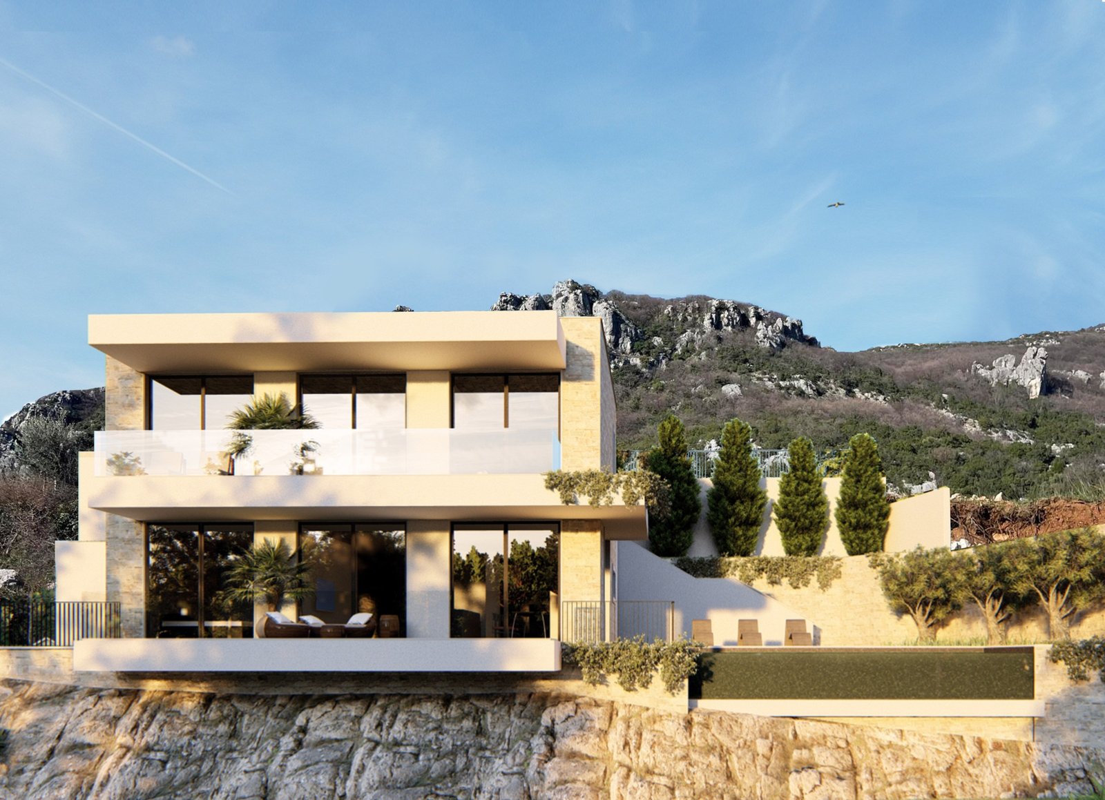Villa Rock | Contemporary Panoramic Sea-View Villa